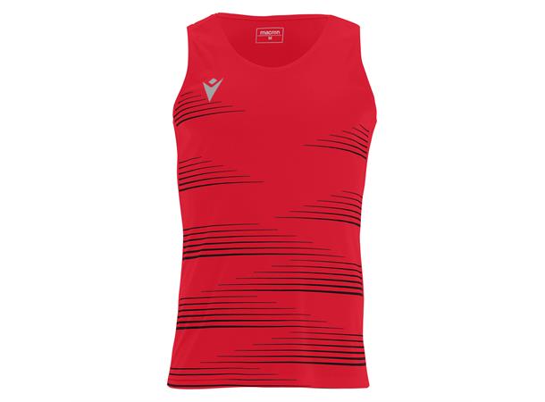 Dorian Singlet RED/BLK XS Løpesinglet for herre 