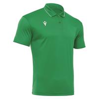 Draco Hero Polo GRN/WHT 3XS Poloskjorte i elastisk stoff