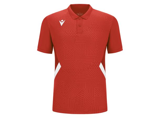 Rap Polo RED/WHT 3XS Teknisk poloskjorte - Unisex 