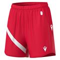 BANSHEE ECO shorts W RED/WHT XXS Teknisk kamp og treningsshorts - Dame