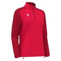 Lena Training 1/4 Zip Top W RED XXS Teknisk treningsgenser til dame