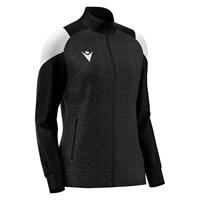 Valkyria Full Zip Top Woman BLK/WHT L Teknisk reisejakke til dame